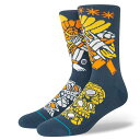 STANCE スタンス DJ WARRIOR A555C22DJW#BLU ソックス 靴下 ユニセックス コラボレーションモデル JJ A21