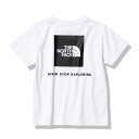 THE NORTH FACE ザ ノース フェイス S/S Back Square Logo Tee ショートスリーブバックスクエアロゴティー NTJ32333 W キッズ ジュニア 半袖 Tシャツ 100cm 150cm KK1 B