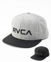 RVCA/ルーカ キッズ RVCA TWILL SNAPBACK キャップ 帽子 BD045-901