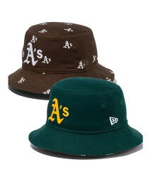 NEW ERA/ニューエラ ハット バケット01 MLB Reversible Hat リバーシブル オークランド・アスレチックス ダークグリーン/ウォルナット 13515803