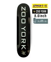 ZOOYORK Y[[N XP[g{[h fbL OG 95 Logo Block BLK 8.00inch