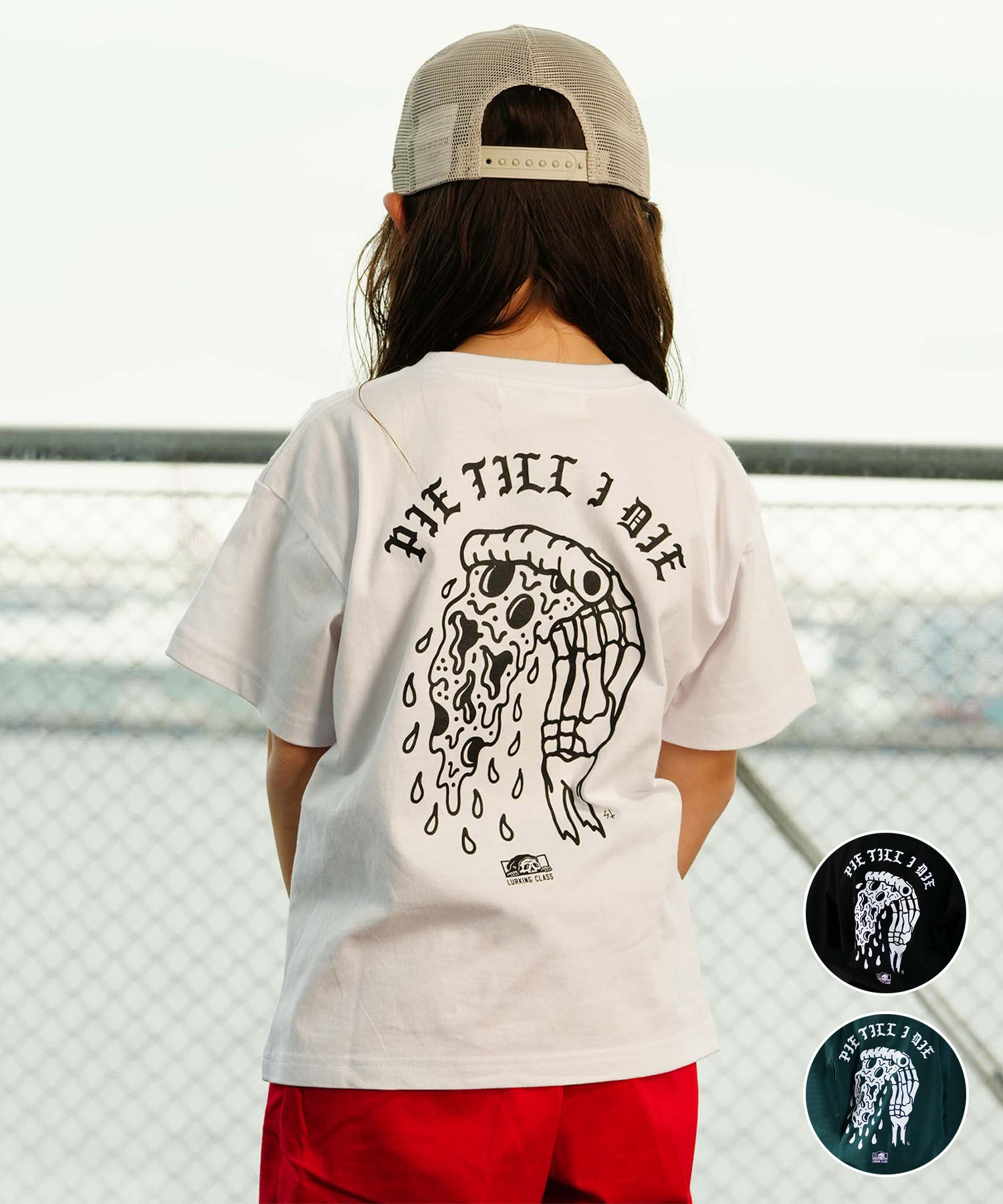 LURKING CLASS ラーキングクラス PIE TIL I DIE TEE キッズ 半袖 Tシャツ ST24STM03K ムラサキスポーツ限定