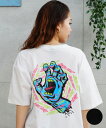 SANTACRUZ サンタクルーズ レディース ラッシュガード Tシャツ 半袖 水陸両用 ユーティリティ UVカット 502242634 ムラサキスポーツ限定(4)