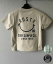 RUSTY ラスティー ラッシュガード キッズ 半袖 Tシャツ バックプリント UVカット 964465