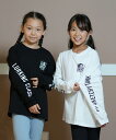LURKING CLASS ラーキングクラス Tシャツ キッズ 長袖 ロンT バックプリント 親子コーデ ST24FTM01K ムラサキスポーツ限定