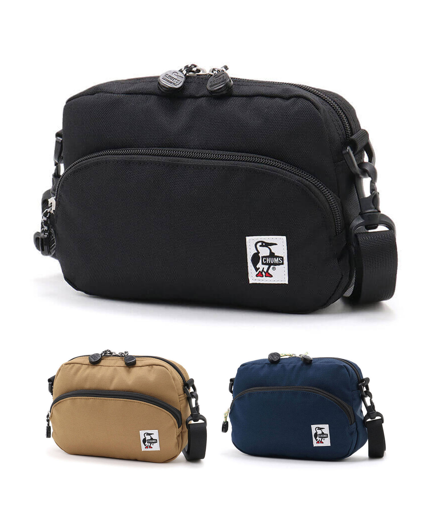 CHUMS チャムス ウエストバッグ SHOULDER POUCH リサイクルショルダーポーチ CH60-3539