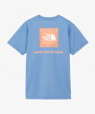 THE NORTH FACE ザ・ノース・フェイス レディース S/S Bandana Square Logo Tee ショートスリーブバンダナスクエアロゴティー 半袖 Tシャツ インディゴストーン NTW32446 IS