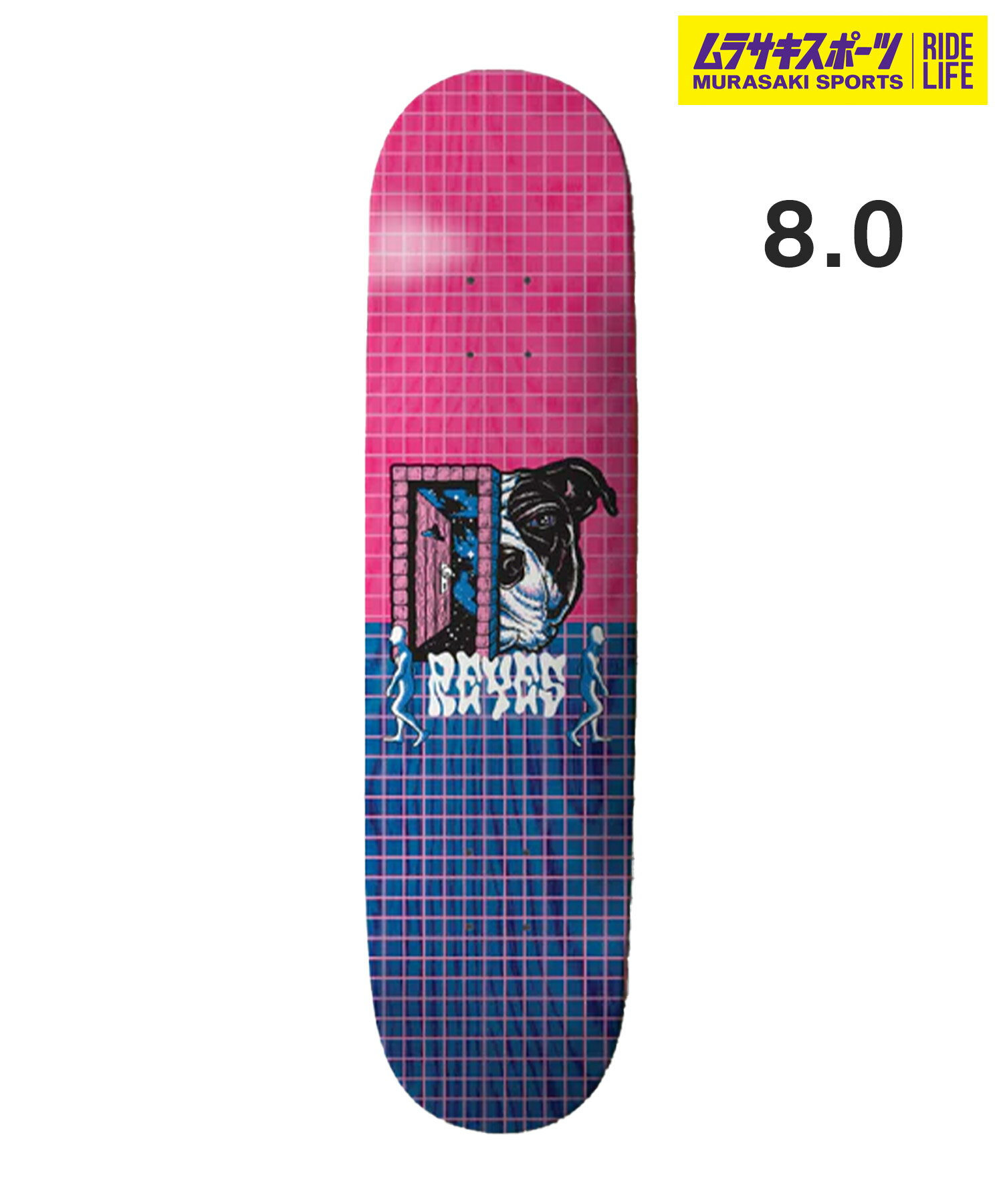 Thank You Skateboards サンキュー スケートボード デッキ DAVUD DOORWAY 8.0 ムラサキスポーツ