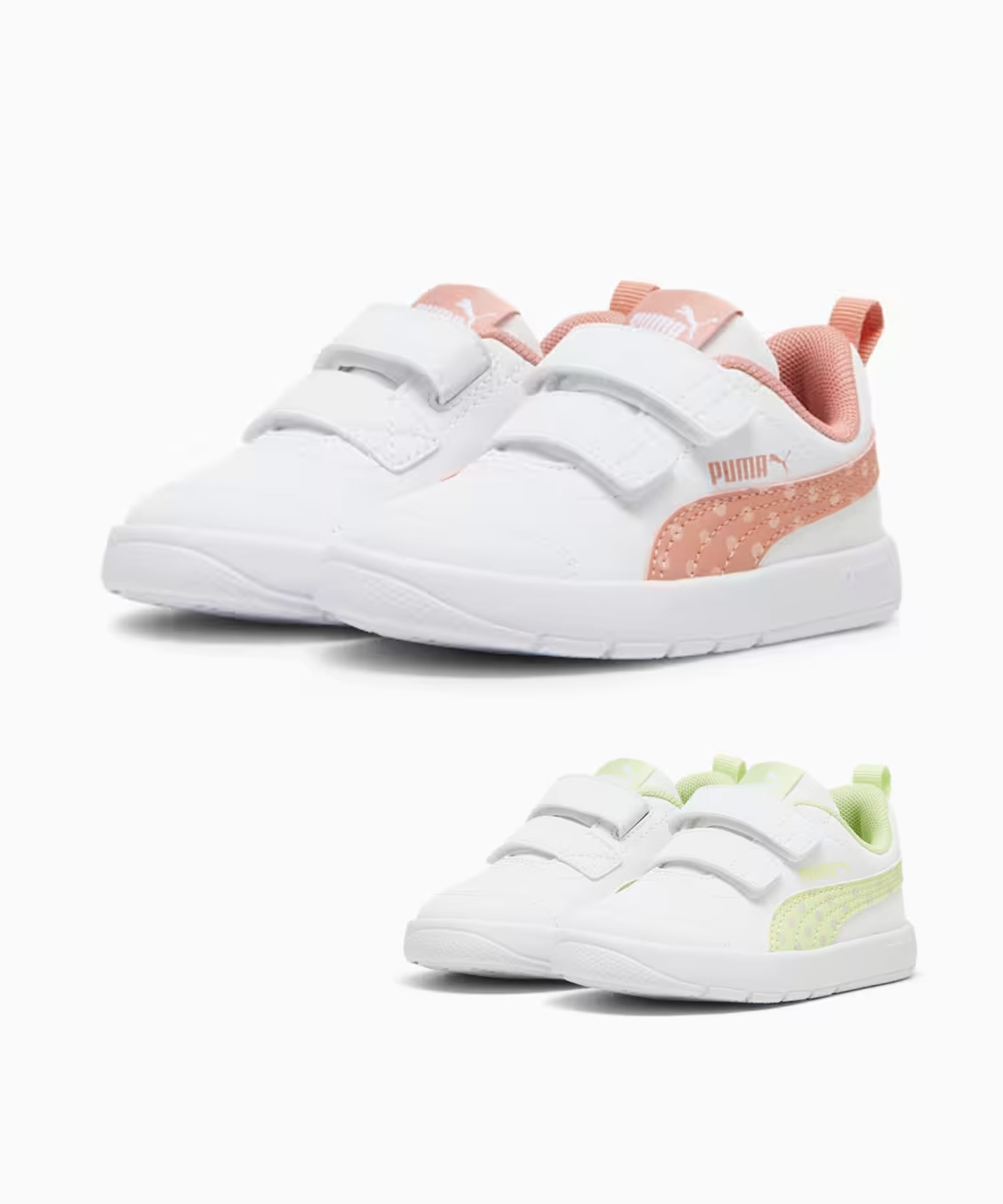 PUMA プーマ スニーカー キッズ ガールズ コートフレックス V3 ドッティ DOTTY V インファント 12.0〜16.0cm 398759