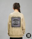 RVCA ルーカ トレーナー キッズ クルーネック スウェット バックプリント ペイズリー柄 BE046-P01 ムラサキスポーツ限定