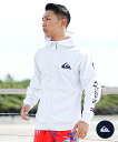 QUIKSILVER クイックシルバー メンズ ラッシュガード ジップアップ パーカー 長袖 水着 UVカット FRONT OMNI ZIP HOODIE QLY241032