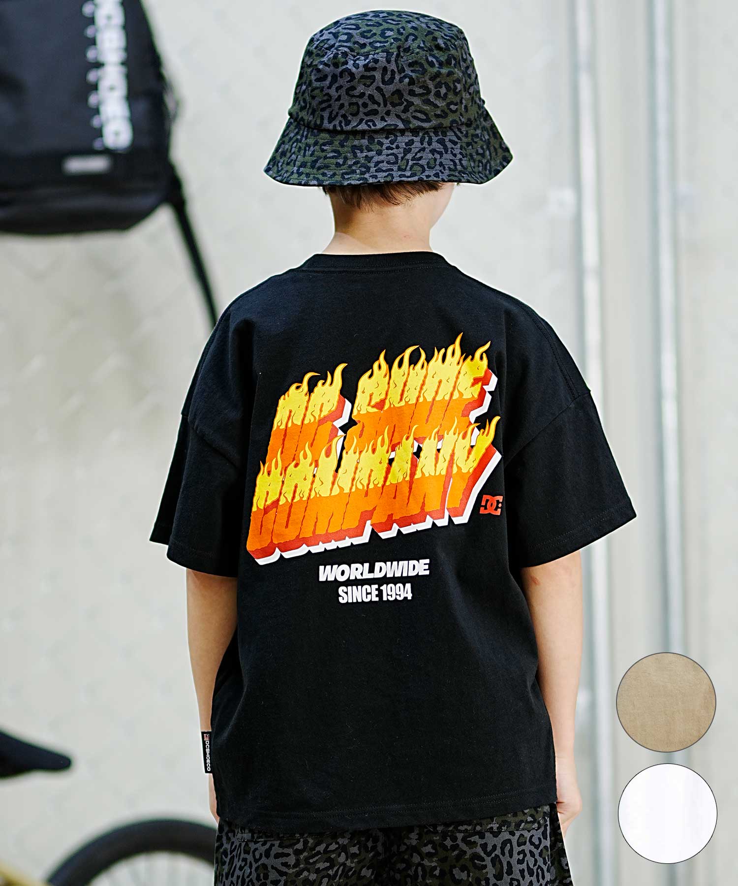 DC ディーシー 24 KD BURNER SS YST241518 キッズ ジュニア 半袖 Tシャツ ワイドシルエット