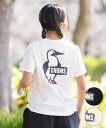 CHUMS チャムス Booby Logo T-Shirt レディース 半袖Tシャツ バックプリント LOGO CH11-2279