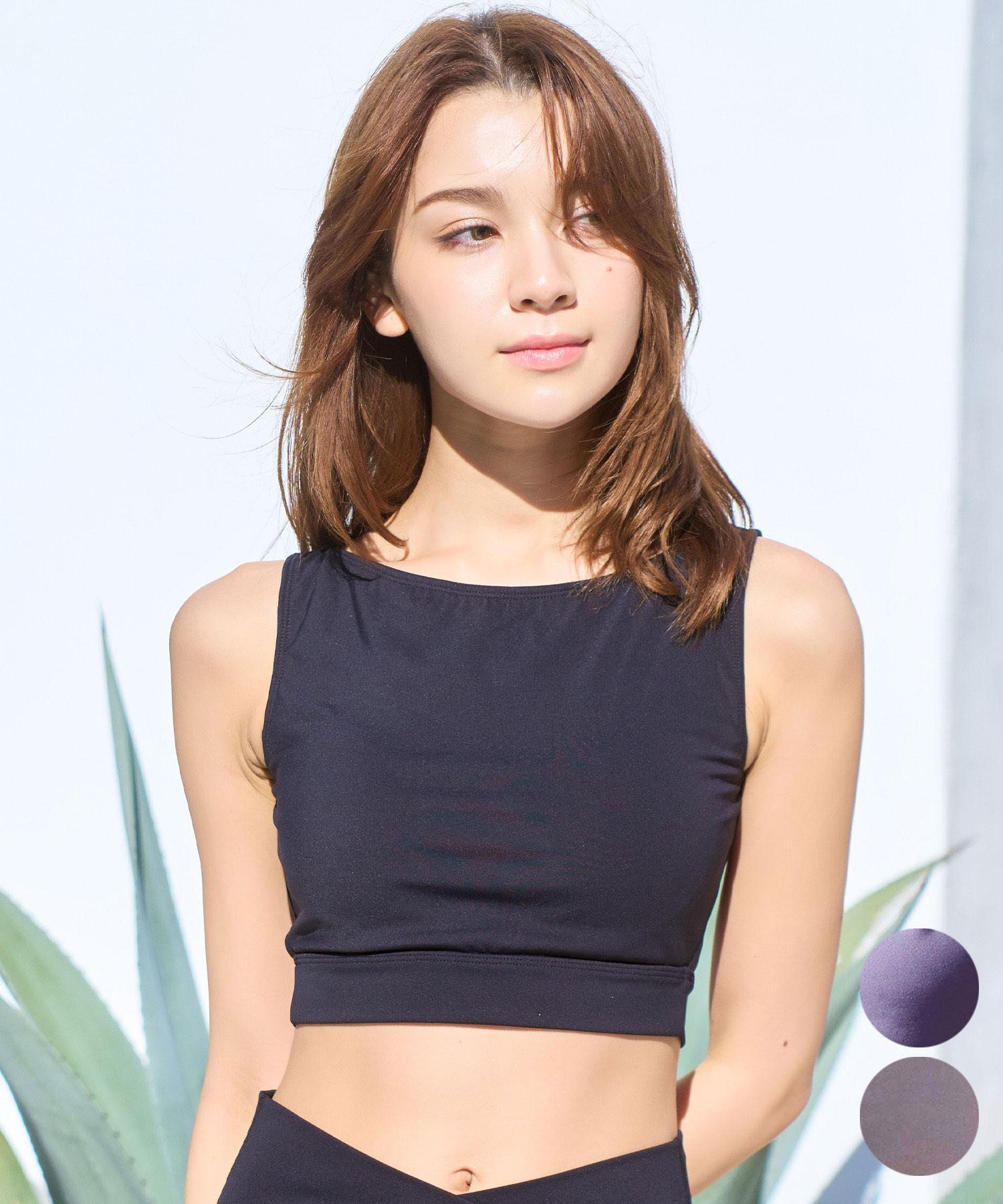 Ungrid アングリッド アメリカンスリーブブラトップ 水陸両用 フィットネス セットアップ対応 レディース 540401 ムラサキスポーツ限定