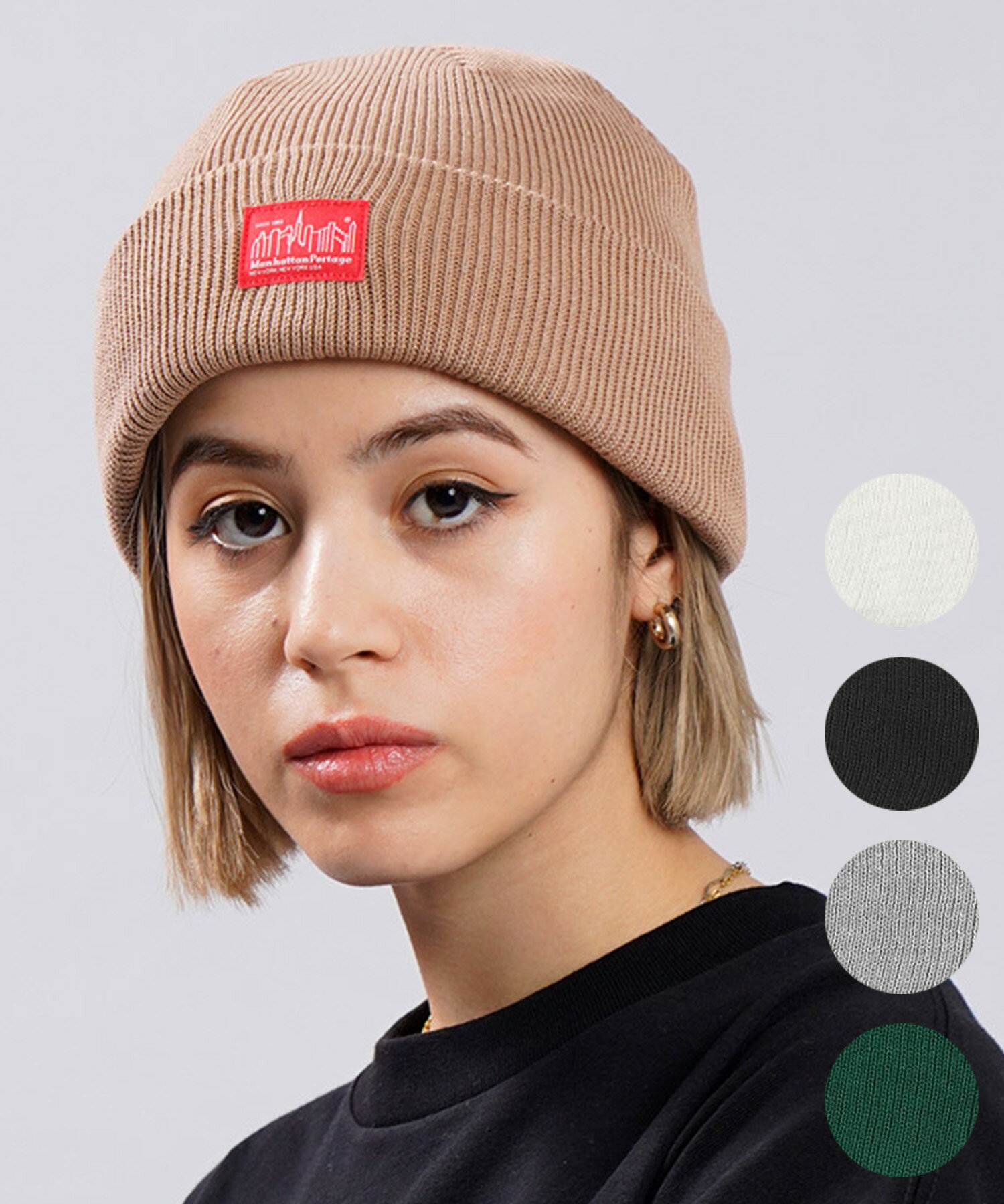 Manhattan Portage マンハッタンポーテージ ビーニー ニットキャップ ニット帽 ワッチ 帽子 MP136
