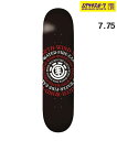 ELEMENT エレメント スケートボード デッキ 7.75inch SEALERS ムラサキスポーツ