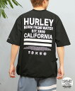 Hurley ハーレー ラッシュガード 半袖 メンズ Tシャツ バックプリント オーバーサイズ 水陸両用 UVカット MUSS251085