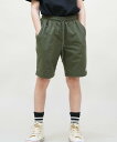 NEW ERA ニューエラ キッズ ショーツ 水陸両用 Youth ユーティリティー ショートパンツ オリーブ 14391921