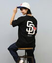 NEW ERA ニューエラ 半袖 Tシャツ レディース MLB オーバーサイズ バックプリント 14670933 ムラサキスポーツ限定
