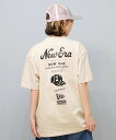 NEW ERA ニューエラ 半袖 Tシャツ レディース バックプリント ユニセックス オーバーサイズ 14670940 ムラサキスポーツ限定