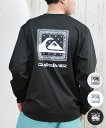 QUIKSILVER クイックシルバー ラッシュガード メンズ 長袖 Tシャツ ロンT バックプリント 水陸両用 UVカット QLY251628M ムラサキスポ...