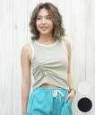 RVCA ルーカ ラッシュガード レディース タンクトップ カップ付 ワンポイント ロゴ 水陸両用 UVカット BF043-856