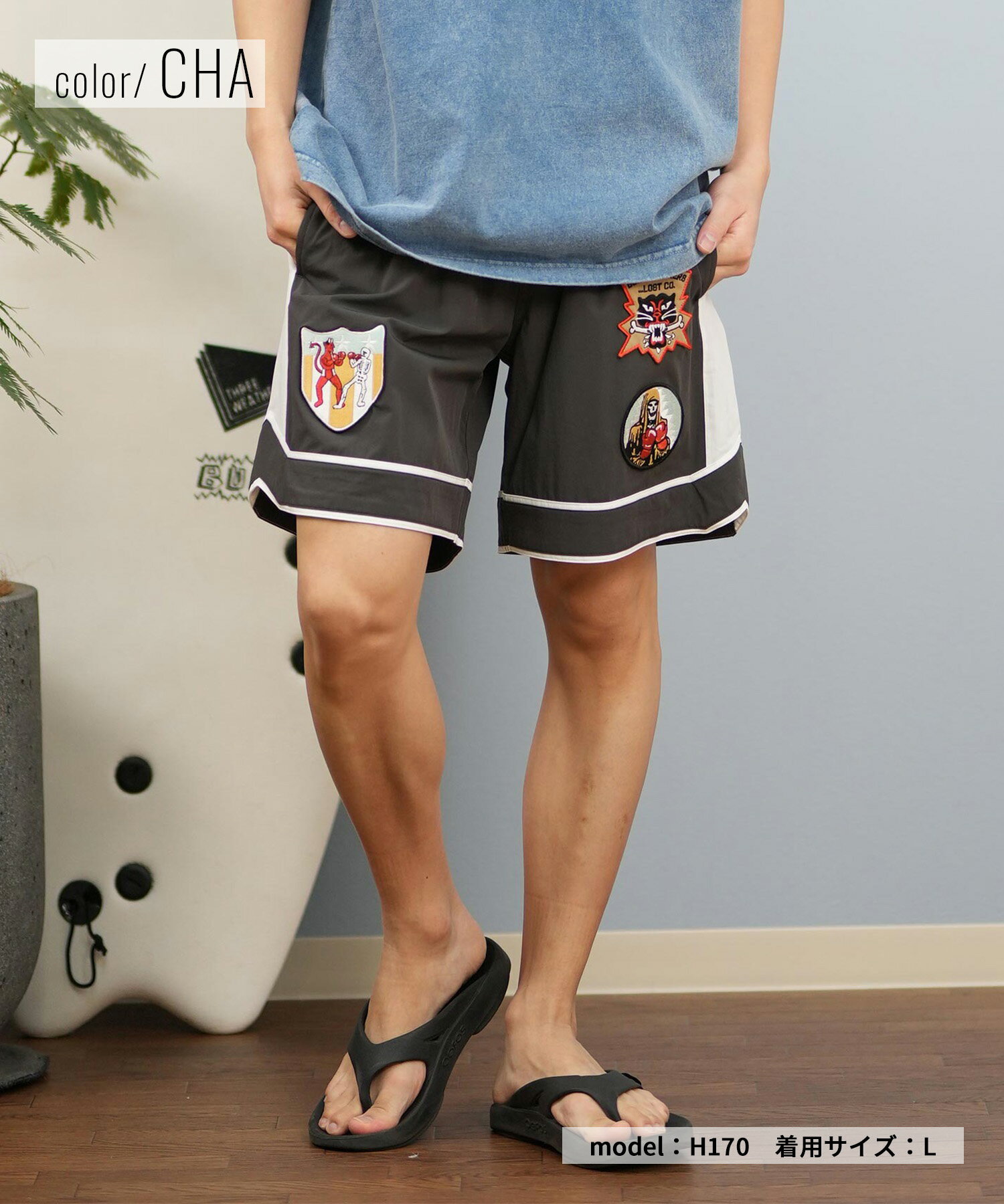 LOST ロスト 水着 海パン トランクス サーフパンツ メンズ 水陸両用 L25S-4103 ムラサキスポーツ限定