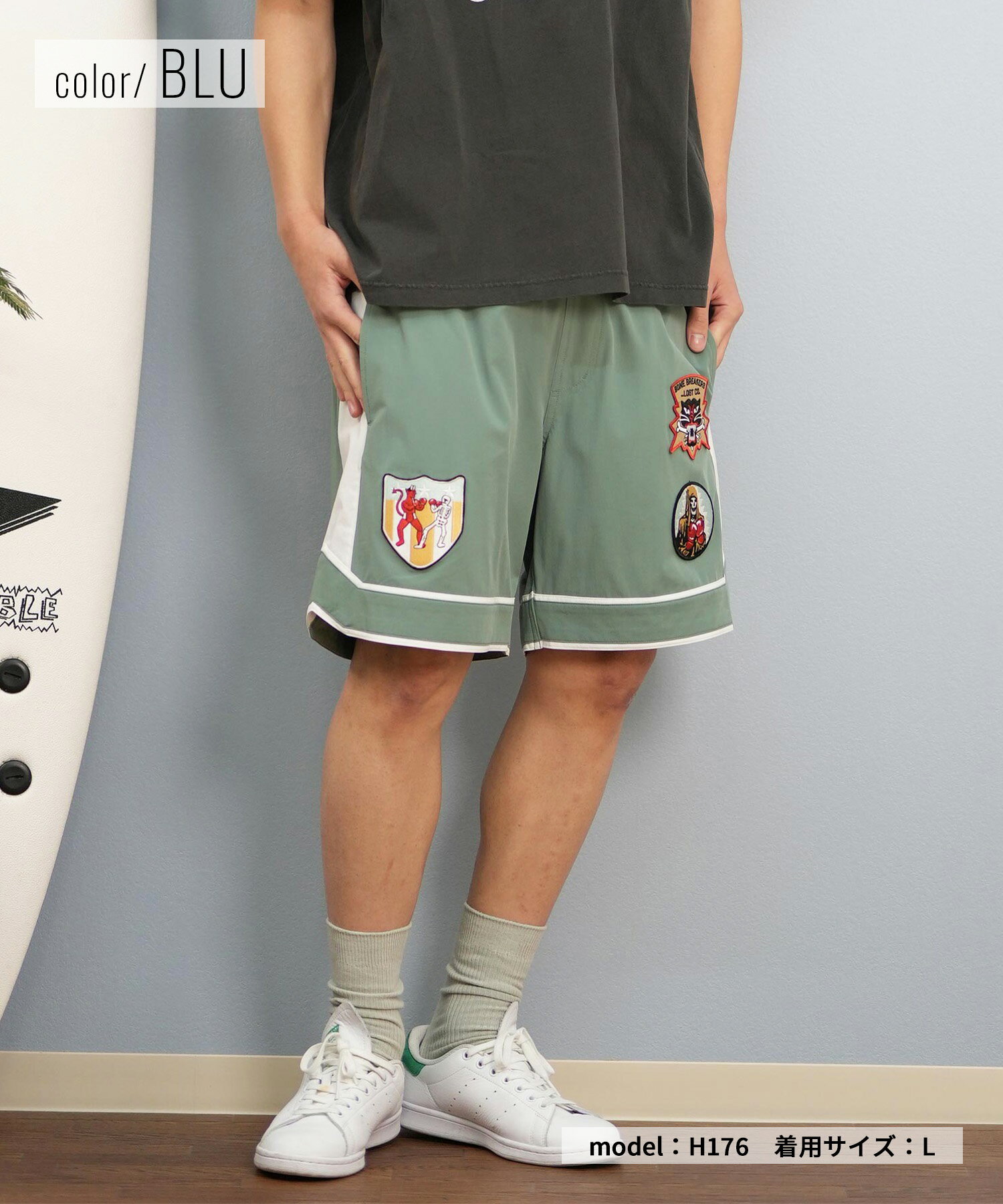 LOST ロスト 水着 海パン トランクス サーフパンツ メンズ 水陸両用 L25S-4103 ムラサキスポーツ限定