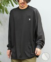 Hurley ハーレー 水着 ラッシュガード 長袖 Tシャツ ロンT メンズ ワンポイント ロゴ 水陸両用 吸水速乾 UVカット MULS251016