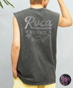 RVCA ルーカ タンクトップ メンズ バックプリント BF041-P36