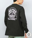 LOST ロスト 水着 ラッシュガード 長袖 Tシャツ ロンT メンズ バックプリント 水陸両用 吸水速乾 UVカット L25S-4305 ムラサキスポーツ限定
