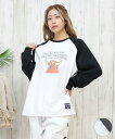 TOY MACHINE トイマシーン 長袖 Tシャツ レディース ロンT オーバーサイズ ラグラン MTMPFLT10 ムラサキスポーツ限定
