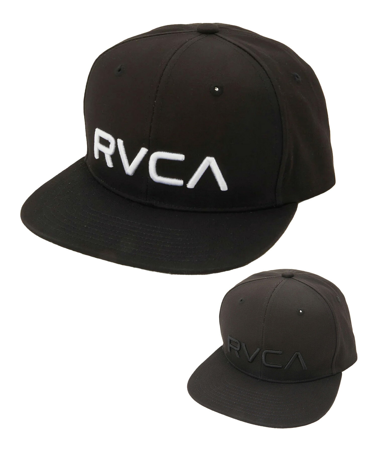 RVCA ルーカ キャップ 帽子 フラットバイザー スナップバック TWILL SNAPBACK BE042-951