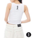 RVCA ルーカ タンクトップ レディース クロップド丈 ショート丈 ワンポイント ロゴ シンプル HENRY TANK TOP BF043-370_BRJ