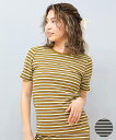 Ungrid アングリッド 水着 ラッシュガード 半袖 Tシャツ レディース ボーダー柄 水陸両用 UVカット 250301