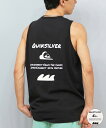 QUIKSILVER クイックシルバー タンクトップ メンズ バックプリント ロゴ QSL252602M ムラサキスポーツ限定