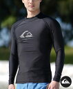 QUIKSILVER クイックシルバー 水着 ラッシュガード 長袖 Tシャツ ロンT メンズ ハイネック 速乾 UVカット ALL TIME LR QLY251...