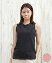 RIKKA FEMME リッカファム タンクトップ レディース ノースリーブ 袖なし 無地 シンプル ストレッチ RF25HS05