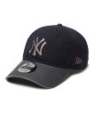 NEW ERA ニューエラ キャップ 帽子 9TWENTY Washed Duck ニューヨーク・ヤンキース ネイビー グラファイトバイザー 14388747