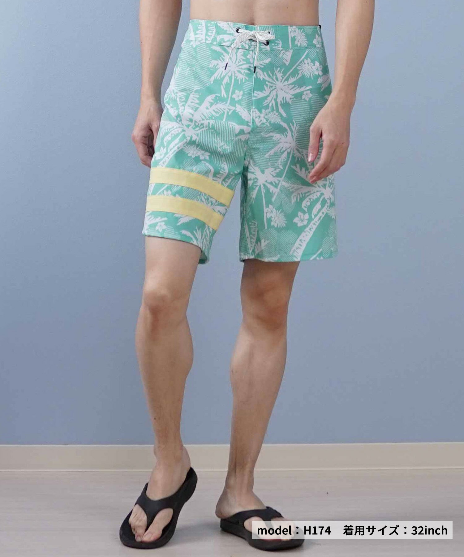 Hurley ハーレー 水着 海パン トランクス サーフパンツ メンズ 総柄 ボタニカル ロゴ MBS0011590