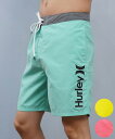 Hurley ハーレー 水着 海パン トランクス サーフパンツ メンズ ブランドロゴ 膝丈 MBS09354