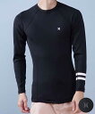 Hurley ハーレー 水着 ラッシュガード 長袖 Tシャツ ロンT メンズ UVカット ロゴ MSRG251003