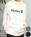 Hurley ハーレー 水着 ラッシュガード ジップアップ パーカー メンズ UVカット ロゴ シンプル MSRG251010