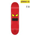 TOY MACHINE トイマシーン スケートボード デッキ 7.5inch MONSTER FACE ムラサキスポーツ