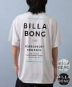 BILLABONG ビラボン 水着 ラッシュガード 半袖 Tシャツ メンズ 水陸両用 バックプリント ロゴ UVカット BF01A-854