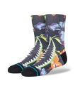 STANCE スタンス ソックス 靴下 キッズ ジュニア 子供 FLEURBIRD KIDS K555A23FLE#BLK