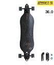 YOROI ヨロイ スケートボード ロングスケート 36inch RISING 36PW+WAVER + WB ムラサキスポーツ