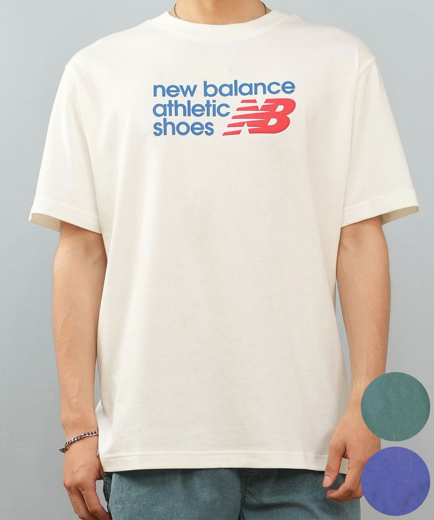 new balance ニューバランス 半袖 Tシャツ メンズ フロントプリント ユニセックス MT51900