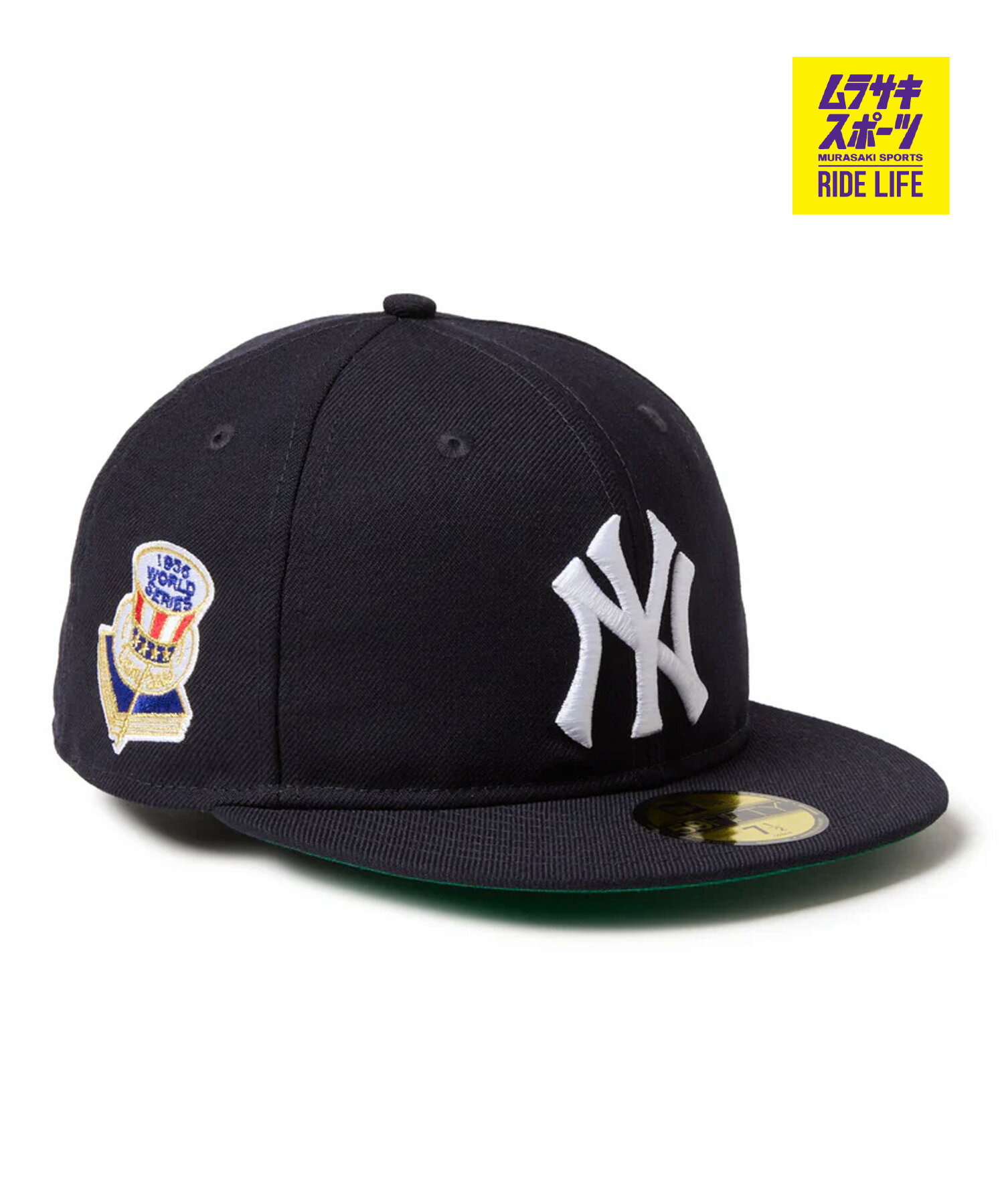 NEW ERA ニューエラ キャップ 帽子 59FIFTY ソフトバックラム World Series ニューヨーク・ヤンキース クーパーズタウン ネイビー 14668140