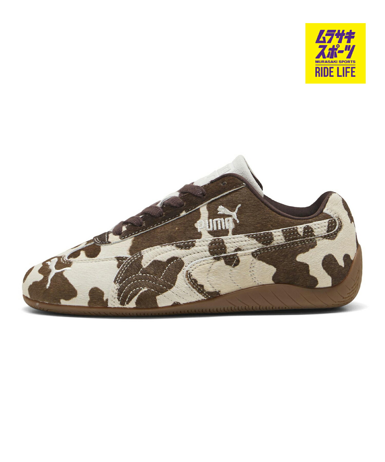 PUMA プーマ スニーカー レディース 韓国 アニマル カウ柄 SPEEDCAT COW WNS スピードキャット 406141 01